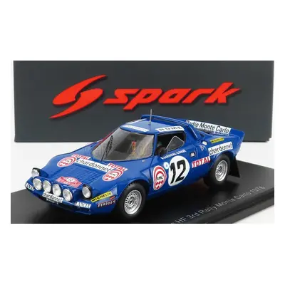 Spark-model Lancia Stratos Hf N 12 3rd Rally Montecarlo 1976 B.darniche - A.mahe 1:43 Blue