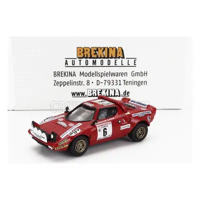 Brekina plast Lancia Stratos Hf (night Version) N 6 1:87, červená