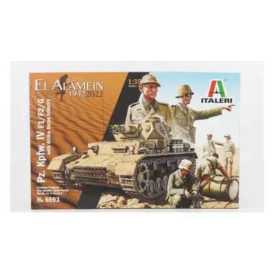 Italeri Tank Pz.kpfw. Iv With African Korps Infantry Military 1942 1:35 /