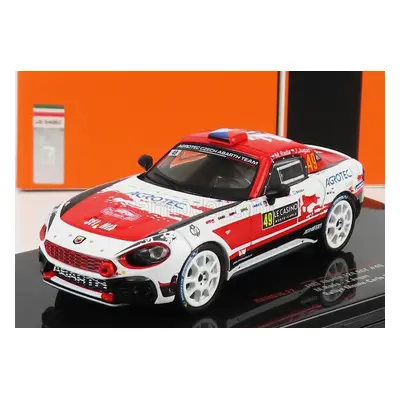 Ixo-models Fiat 124 Abarth Rgt N 49 Rally Montecarlo 2022 1:43, bíločervená