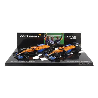 Minichamps Mclaren F1 Set dvou modelů 1:43, oranžovomodrá