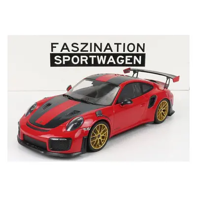 Minichamps Porsche 911 991-2 Gt2 Rs Weissach Package 2018 1:18 Červená Černá