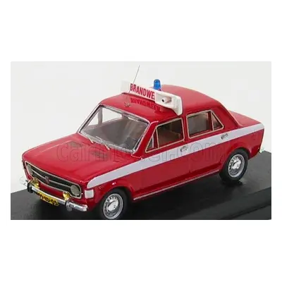 Rio-models Fiat 128 4 Porte Dutch Firemen - Fire Engine - Vigili Del Fuoco 1:43 Red