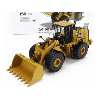 Dm-models Caterpillar Cat966 Ruspa Gommata - Scraper Tractor Wheel Loader 1:50 Žlutá Černá