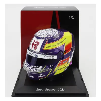 Spark-model Bell helmet F1 Casco Helmet Alfa Romeo C43 Team Stake N 24 Season 2023 Guanyu Zhou 