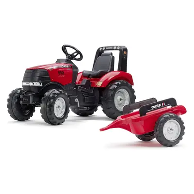 BAZAR - FALK - Šlapací traktor Case IH Puma 240CVX s vlečkou