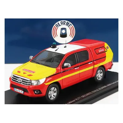 Alarme Toyota Hi-lux Double Cabine Pick-up Closed Securite Civile 2011 1:43 Červená Žlutá