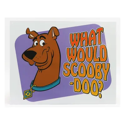 Edicola Accessories Metal Plate - Scooby Doo 1:1 Fialově Hnědá