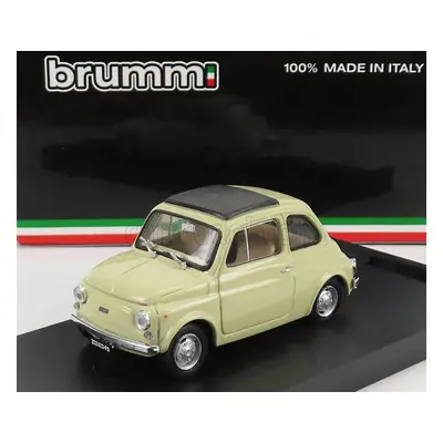 Brumm Fiat 500r Tetto Chiuso - Closed 1972 1:43 Avorio Antico