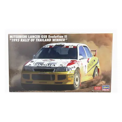 Hasegawa Mitsubishi Lancer Gsr Evolution Iii N 2 Winner Rally Thailand 1995 1:24 /