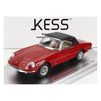 Kess-model Ferrari 365 California Spider Closed 1966 1:43 Červená Černá