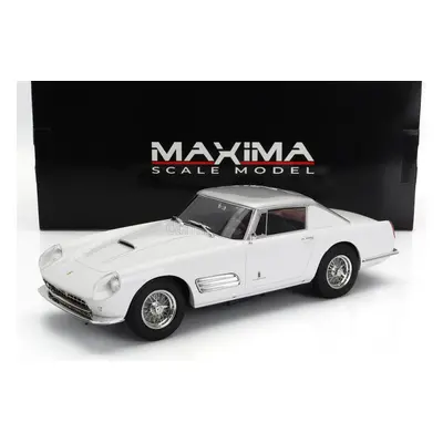 Maxima Ferrari 410 Superamerica Iii Series Pininfarina Coupe 1958 1:18 Bílé Stříbro