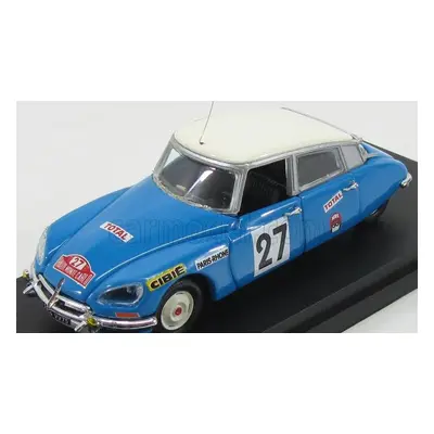 Rio-models Citroen Ds21 N 27 Rally Montecarlo 1970 Pouderoux - Vincent 1:43 Blue