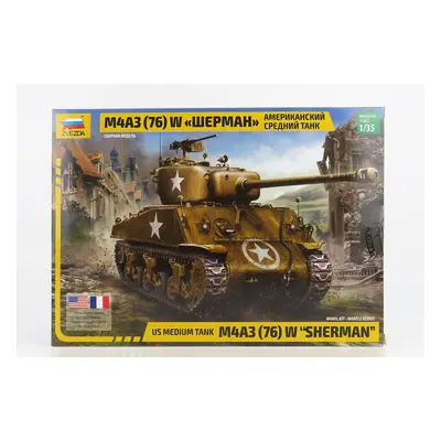 Zvezda Tank Sherman M4a3 Military 1944 1:35 /