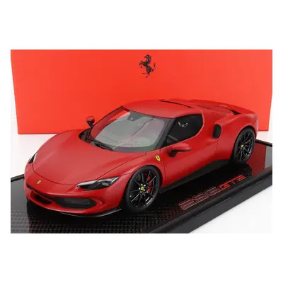 Bbr-models Ferrari 296 Gtb Hybrid 830hp V6 2021 1:18, matná červená