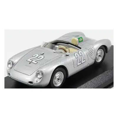 Best-model Porsche 550rs N 22 Winner 10h Messina 1958 Heinz - Strahle 1:43 Silver