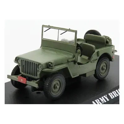 Greenlight Jeep Willys Mb Open 1942 - M-a-s-h 1:43 Vojenská Zelená