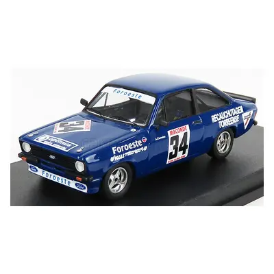 Trofeu Ford england Escort Mkii N 34 Rally Vila Do Conde 1980 A.carreira 1:43 Blue