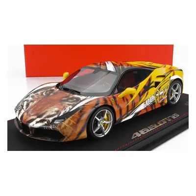 Bbr-models Ferrari 458 Gtb Ipe Tiger 2021 1:18, žlutá