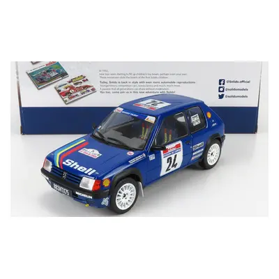 Solido Peugeot 205 N 24 Rally Tour De Corse 1990 R.bourcier - B.frangin 1:18 Blue