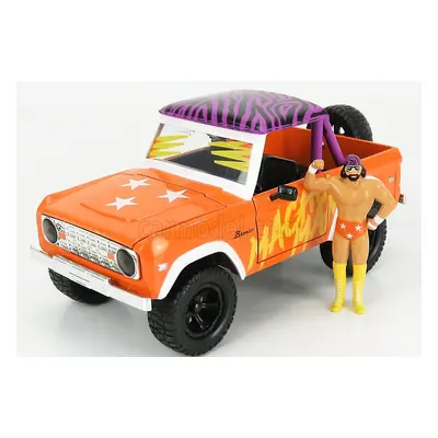 Jada Ford usa Bronco With Macho Man Randy Savage Figure 1973 1:24 Orange