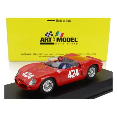 Art-model Ferrari 196 Sp S/n 0804 N 424 Winner Rally Trento-bondone 1962 L.scarfiotti 1:43 Red