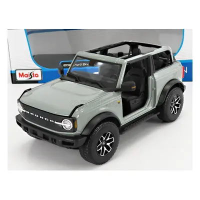 Maisto Ford usa Bronco Badlands Without Doors 2021 1:18 Grey