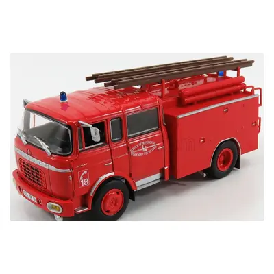 Edicola Berliet Fpt Gak 20h Tanker Truck With Scala - Fire Engine - Vigili Del Fuoco 1:43 Red