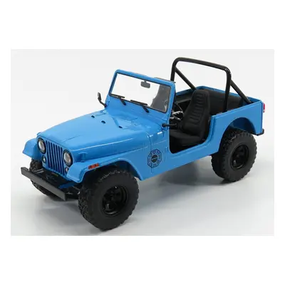 Greenlight Jeep Cj-7 Dharma Open 1982 - Lost 2004 - 2010 1:18 Světle Modrá