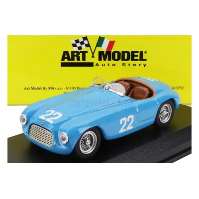 Art-model Ferrari 166mm Barchetta Spider N 22 Montecarlo 1952 L.ferraud 1:43 Světle Modrá