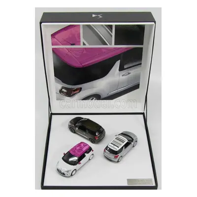 Norev Citroen Set 3x Ds3 2012 With New Roofdeco Flower - Grafic Art - Falvio 1:43 Různé