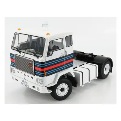 Road-kings Volvo F88 Tractor Truck Team Martini Racing 2-assi 1975 1:18 Bílá Červená Modrá