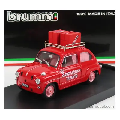 Brumm Fiat 600d Sadomasosex Taranto 1960 1:43, červená