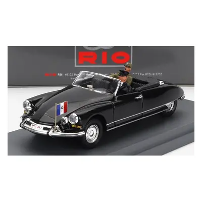 Rio-models Citroen Ds19 Cabriolet Personal Car General Charles De Gaulle Visit Djibuti 1959 1:43