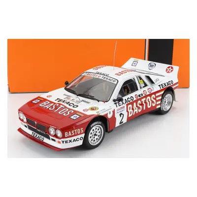 Ixo-models Lancia 037 Evo 2 Bastos N 2 Rally Ypres 1985 1:18, bíločervená