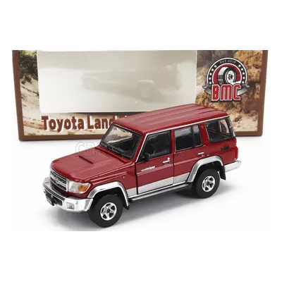 Bm-creations Toyota Land Cruiser Lc76 2014 1:64 Červená Stříbrná