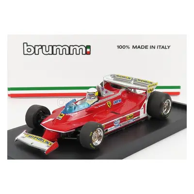 Brumm Ferrari F1 312t5 N 1 Monaco Gp 1980 Jody Scheckter - With Driver Figure 1:43 Red