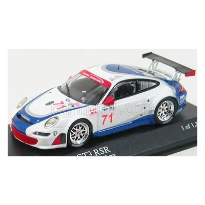 Minichamps Porsche 911 Gt3rsr N 71 12h Sebring 2007 Henzler Lidel 1:43 Bílá Modrá Červená