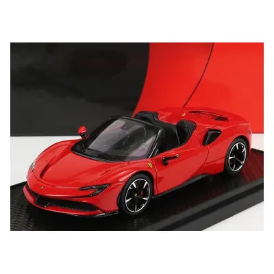 Bbr-models Ferrari Sf90 Stradale Hybrid Spider 1000hp Open Roof 2020 1:43 Rosso Corsa - Červená