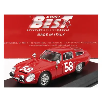 Best-model Alfa romeo Tz1 N 58 Targa Florio 1964 Bussinello - Todaro 1:43 Red