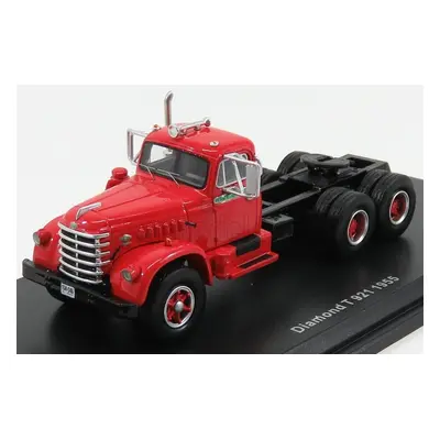 Neo scale models Diamond T921 Tractor Truck 3-assi 1955 1:64 Červená Černá