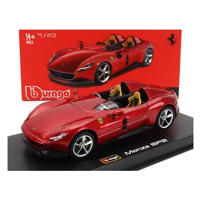 Bburago Ferrari Monza Sp2 2018 1:43 Red Met