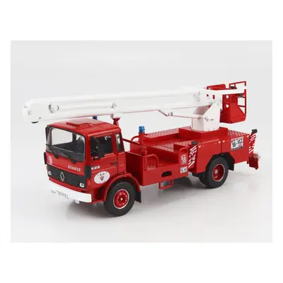 Edicola Renault Jp11 Truck Scala Crane Elevator Cestello Sapeurs Pompiers 1977 1:43 Červená Bílá