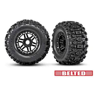 Traxxas kolo 2.9/3.8", disk černý, pneu Sledgehammer All-Terrain belted (2)