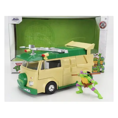 Jada Volkswagen Party Wagon Donatello Ninja Turtles - Tartarughe Ninja 1:24 Žlutá Zelená