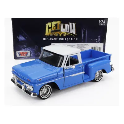 Motor-max GMC C1000 Fenderside Pick-up 1966 1:24 Modrá Bílá