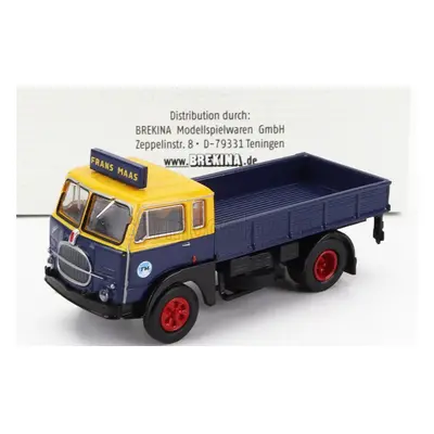 Brekina plast Fiat 642 Truck Pianale Frans Maas 1962 1:87 Modrá Žlutá