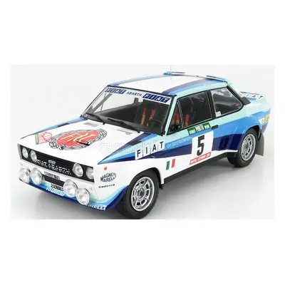 Ixo-models Fiat 131 Abarth Team Fiat Works (night Version) N 5 1:18, bílomodrá