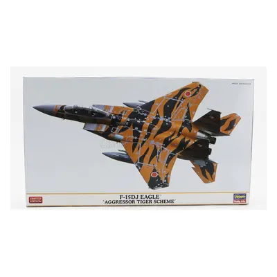 Hasegawa Mcdonnel douglas F-15dj Eagle Aggressor Tiger Scheme Military Airplane 1988 1:72 /