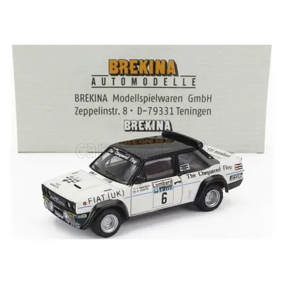 Brekina plast Fiat 131 Abarth N 6 Rally Rac Lombard 1977 1:87, bílá